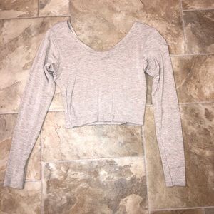 Long Sleeve Cropped Top